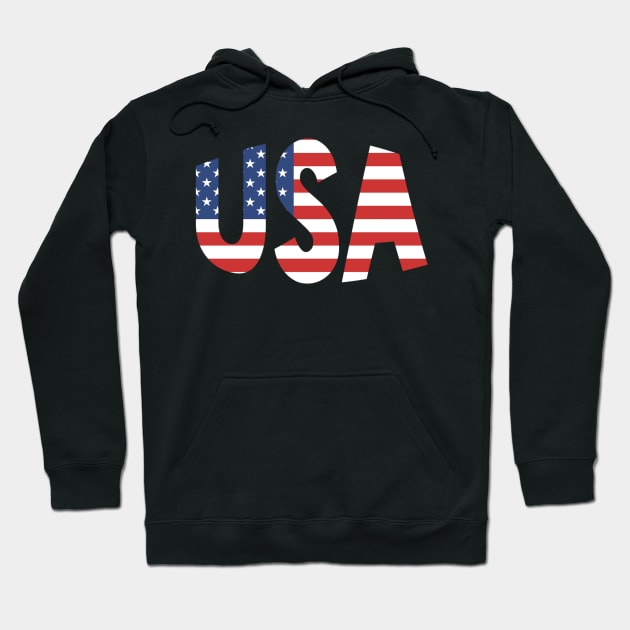 USA Patriotic America Red White Blue Flag Superhero Facemask Hoodie by gillys